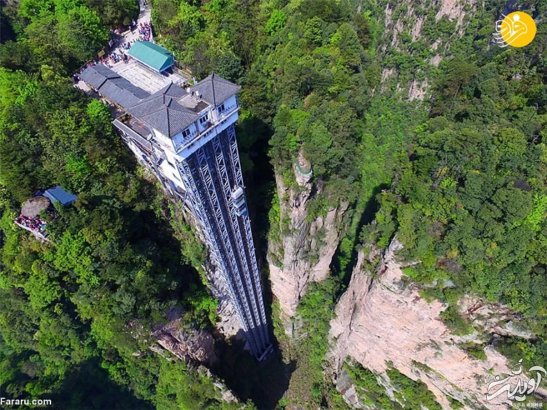 بلندترین اسانسور در فضای باز